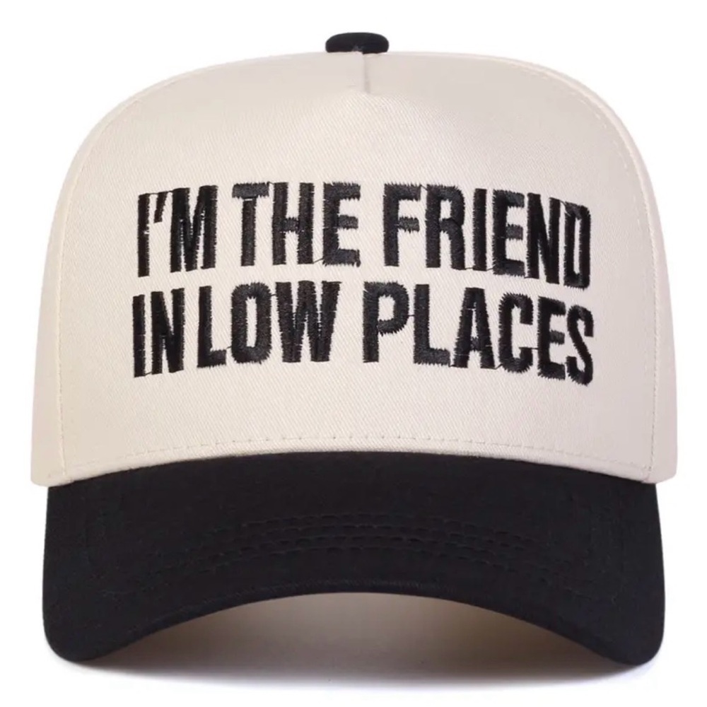Friend in Low Places Hat - Nashville Concert Western Trucker Country Girl Style
